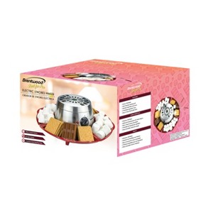 Brentwood TS-603 Indoor Electric Stainless Steel 8 Piece Smores Maker Set - 1 of 4