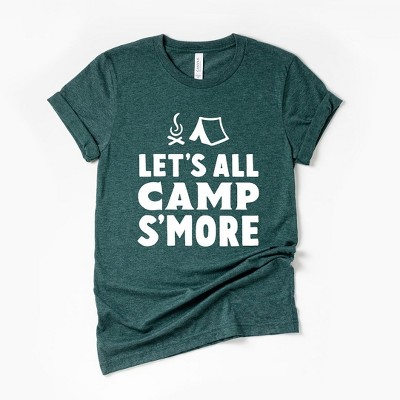 Simply Sage Market Women's Let's All Camp S'More Short Sleeve Graphic Tee