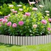 10x120 Inch Galvanized Metal Garden Edging – Durable Lawn & Flower Bed Border with Easy Installation - 2 of 4