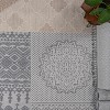 Grungis Washable Foldable Runner Rug,Trellis Indoor Carpet with Stain Resistant Design,Kid&Pet Friendly Rugs for Living Room - 4 of 4
