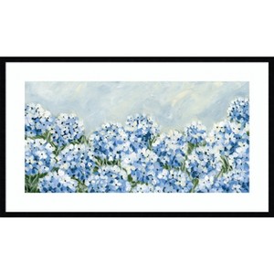 Amanti Art Hydrangea Meadow I by Yvette St. Amant Wood Framed Wall Art Print - 1 of 4