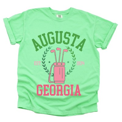Simply Sage Market Golf Augusta Georgia EST. 1934 Garment Dyed Tee