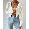Cardigan Sweaters Open Front Long Sleeve Cardigans Lightweight Fall Bolero Shrugs - 3 of 3