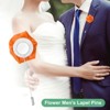 Unique Bargains Ribbon Alloy Multipurpose Use Durable Flower Lapel Pin 3.5 x 1.38 Inch 12 Pcs - 4 of 4
