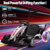 Ride On Go Kart for Kids, 24V 7Ah Battery Two 200W Motors, 7.5MPH Fast Drifting Circling Car, Stretchable Length Electric Ride Toy - 2 of 4