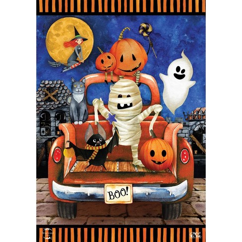 Haunted Pickup House Flag 40" x 28" Briarwood Lane - image 1 of 4