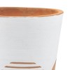 Large Natural Terracotta Painted Planter - Foreside Home & Garden - 4 of 4