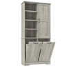 Chery Life Bathroom Storage Cabinet with Doors and Drawers, Tilt-Out Laundry Hamper, Multiple Storage Space, Freestanding Style - 4 of 4