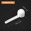 Unique Bargains Reusable Plastic Mini Teaspoon for Measuring Powder Spices - 2 of 4