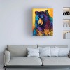 Trademark Fine Art -Marion Rose 'Bear Pause' Canvas Art - 2 of 4