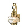 Livex Lighting Newburyport 1 - Light Wall Light in  Antique Brass - 3 of 4