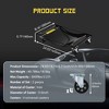 Car Dolly Set of 2, 5000LBS Capacity Heavy Duty Wheel Dolly, Vehicle Dolly Jack for Tire Auto Repair Moving - 2 of 4