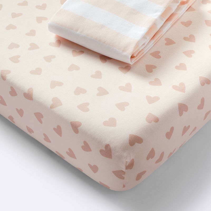 Crib Bedding Set - Pink - 4pc - Cloud Island&#8482;, 4 of 8
