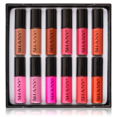 SHANY All That She Wants Multi Colored Lip Gloss Set  - 12 pieces