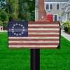 Briarwood Lane Betsy Ross Flag Patriotic Mailbox Cover Fourth of July Rustic Standard - 2 of 3