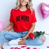 Simply Sage Market Women's Be Mine Valentine Varsity Short Sleeve Graphic Tee - 2 of 4