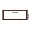 Amanti Art Wildwood Brown Narrow Framed Magnetic Dry Erase Board - 4 of 4
