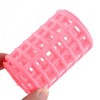 Unique Bargains Hair Styling Natural Hair Roller 6.8 x 4.2cm/ 2.7 x 1.7 Inch Pink 10 Pcs - 4 of 4