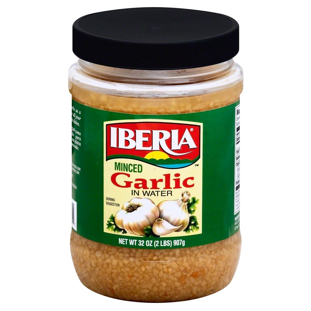Iberia Minced Garlic in Water - 32oz