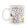 Silver Buffalo Peanuts Snoopy and Woodstock Valentine's Day "XOXO" Ceramic Mug | Hold 20 Ounces - 2 of 4