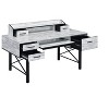 PAGED Home Office Desk Morden Writing Desk with 4 Storage Compartments Simple Computer Desk for Study - 3 of 4