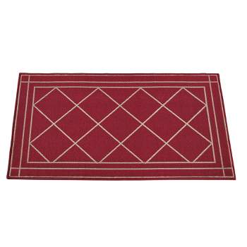 Collections Etc Rope Diamond Rug