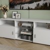 67" Modern TV Stand Entertainment Center for 65¨C75 Inch TVs, Media Console with Open Shelf and Storage Cabinet for Living Room and Bedroom - 3 of 4