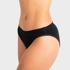 Saalt Leak Proof Period Underwear Regular Absorbency - Super Soft Modal  Comfort Bikini - Volcanic Black - S : Target