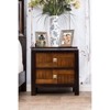 NicBex Nightstand with Drawers,Modern Side Table with Metal Handle,Bedside Table for Bedroom,Living Room - 2 of 4