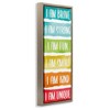 Stupell Industries Fun Inspirational Rainbow Phrases, 11" x 25" - 3 of 4