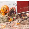 18.0 Inch Turkey Garden Flag Thanksgiving Pumpkins Garden Flags - 2 of 3