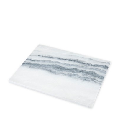 Elegant Rectangular Gray Marble Cheese Board