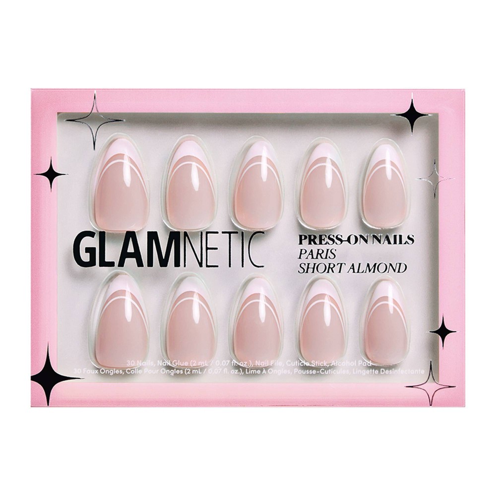 Photos - Manicure Cosmetics Glamnetic Women's Press-On Nails - Paris - 30ct - Ulta Beauty