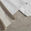 PAGED 50x84 Inch Polyester Twist Tab Lined Blackout Curtains,Faux Silk Sheen Base Face Fabric Curtain Panels for Living Room,Bedroom - 3 of 4