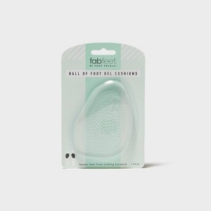 Fab Feet Women's by Foot Petals Ball of Foot Gel Insoles Shoe Cushion Clear - 1 pair - 1 of 4