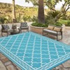 Outdoor Reversible Rugs 9x18 ft Waterproof Mat,Reversible Camping Rugs Plastic Straw Rug - 2 of 4