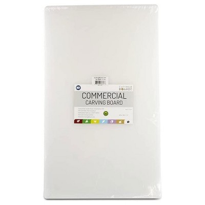 Extra Large White HDPE Plastic Dishwasher Safe Cutting Board