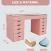 VANITII Eva Vanity Desk - 13 Storage Drawers - 2 of 4