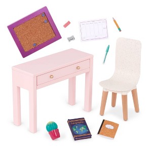 Our Generation Working Wonder Desk Accessory Set for 18" Dolls - 1 of 4