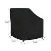 Covers&All Outdoor Chair Covers, Made of 12 Oz Waterproof & UV-Resistant Cover Max Fabric, Suitable for Indoors / Outdoors - 2 of 4