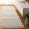 Genre GRE501 Hand Tufted Indoor Runner Rug - Beige - 2'3"x8' - Safavieh - 2 of 4
