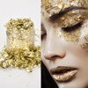 Unique Bargains Gold Foil Flakes for Nail Resin Crafts Painting Candle Making - 4 of 4