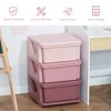 Whisen 3 Tier Kids Storage Unit, 9 Drawer Chest Toy Organizer Plastic Bins, Perfect Gift for Boys Girls Toddlers - 3 of 4