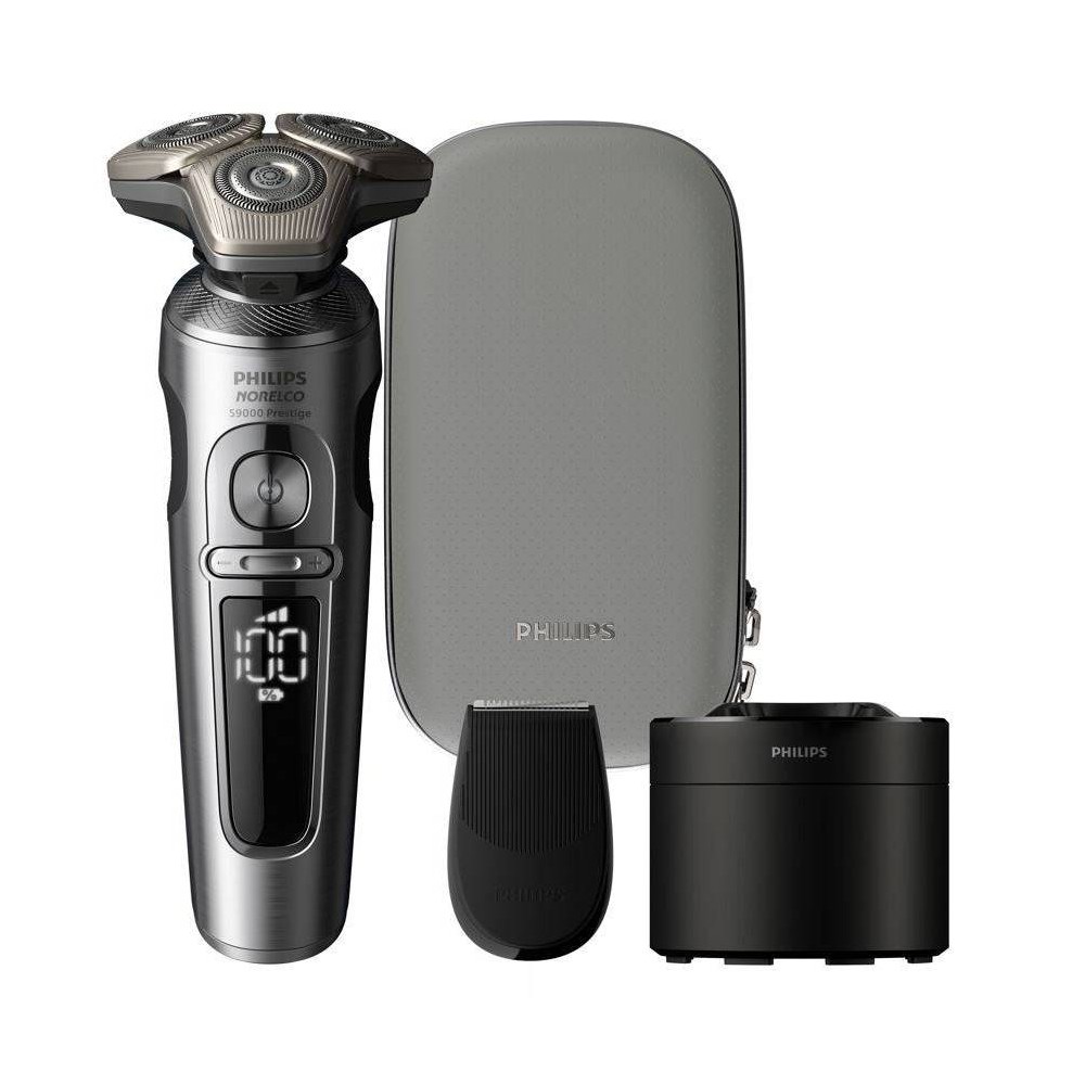 Photos - Hair Removal Cream / Wax Philips Norelco Series 9841 Wet & Dry Men's Rechargeable Electric Shaver 