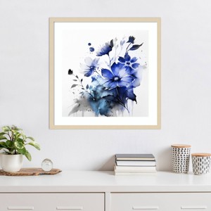 Amanti Art Blue Spring Floral III by Andrea Haase Framed Wall Art Print - 1 of 4