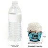 Big Dot of Happiness Two Cool - Boy - Blue 2nd Birthday Party Decorations - Party Cupcake Wrappers - Set of 12 - 3 of 4