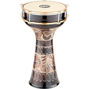 MEINL HE-215 Brass-Plated and Hand-Hammered Copper Darbuka - 1 of 4