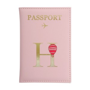 Unique Bargains Durable Letter Pattern Passport Holder 1 Pc - 1 of 4