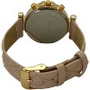 OLIVIA PRATT QUILTED AND GOLD LEATHER STRAP WATCH - 3 of 4