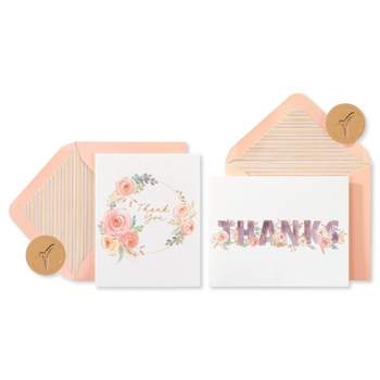 Papyrus Thank You From The Bottom Of My Heart Boxed Note Cards, 14-Count 